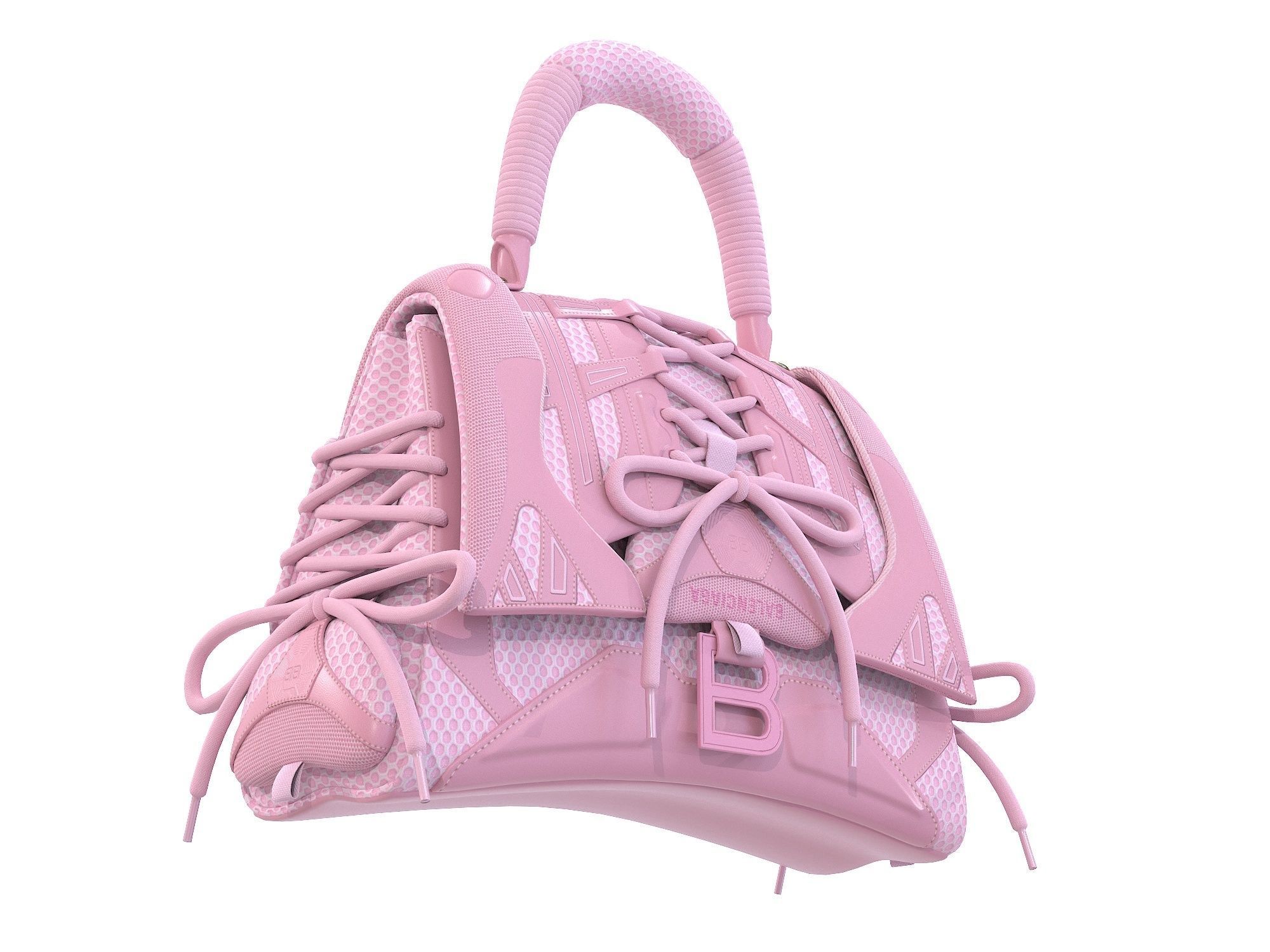 Balenciaga Sneakerhead Handbag 3D Model Collection_17