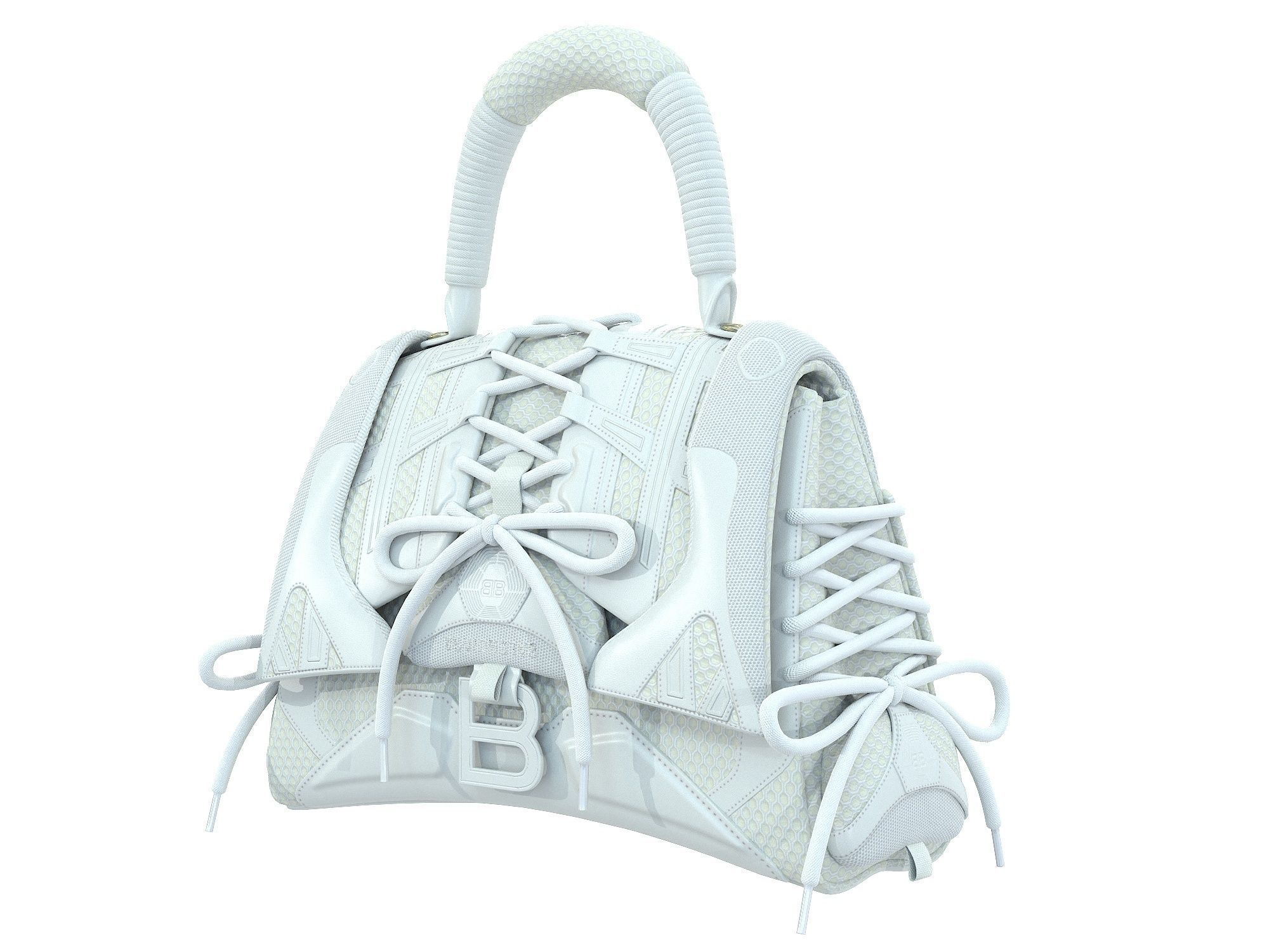 Balenciaga Sneakerhead Handbag 3D Model Collection_18