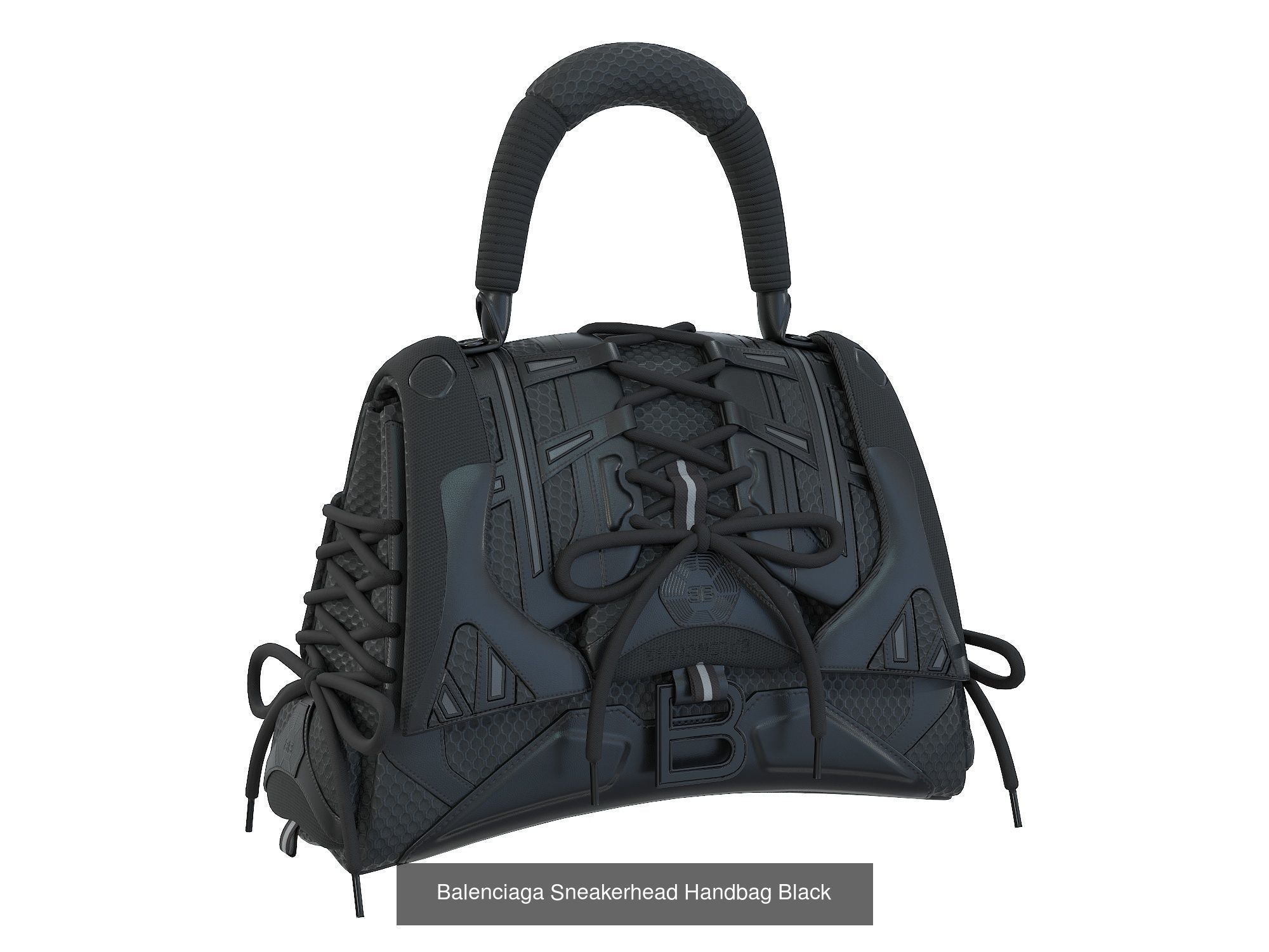 Balenciaga Sneakerhead Handbag 3D Model Collection_7