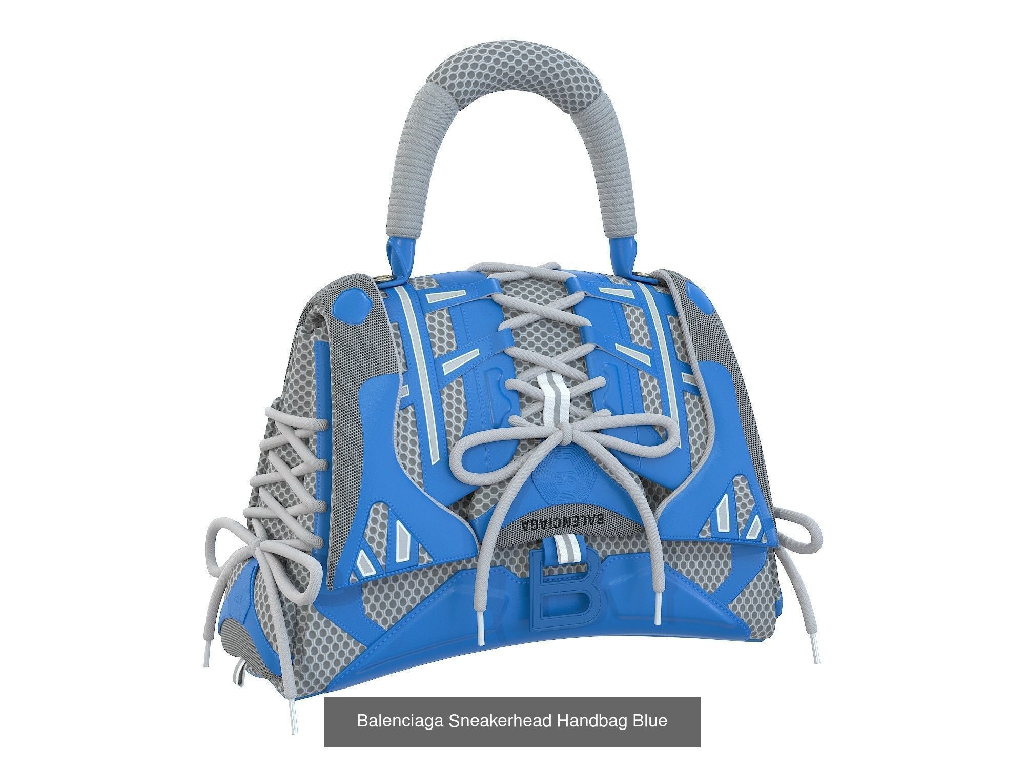 Balenciaga Sneakerhead Handbag 3D Model Collection_9