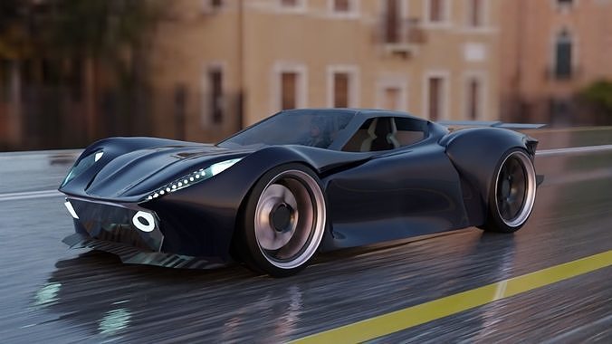 coupe car 3D model