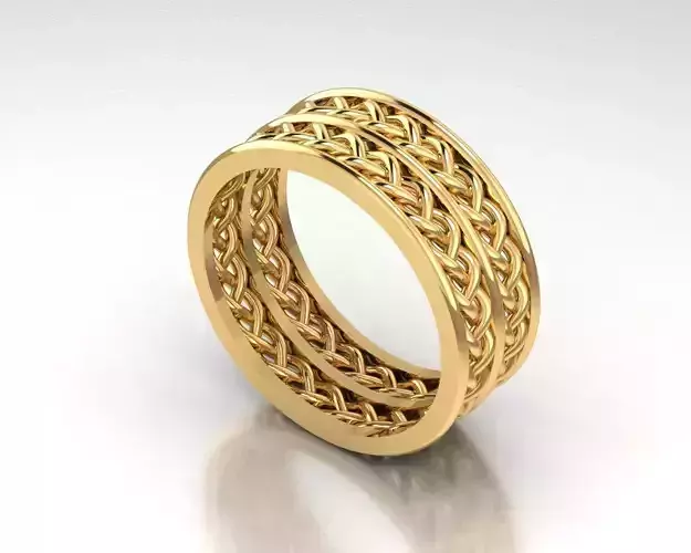 Men and Women Ring 3D print model