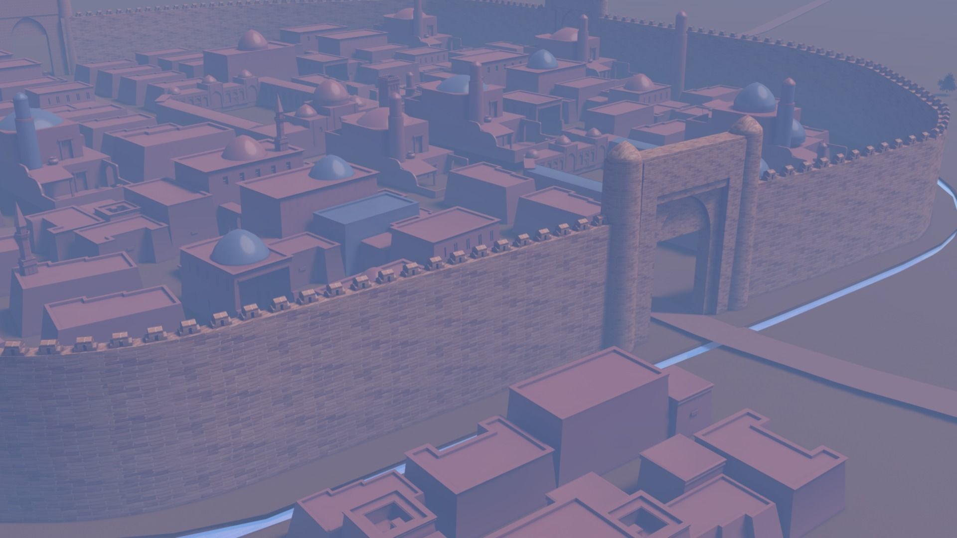 Sairam old city 3D model_1