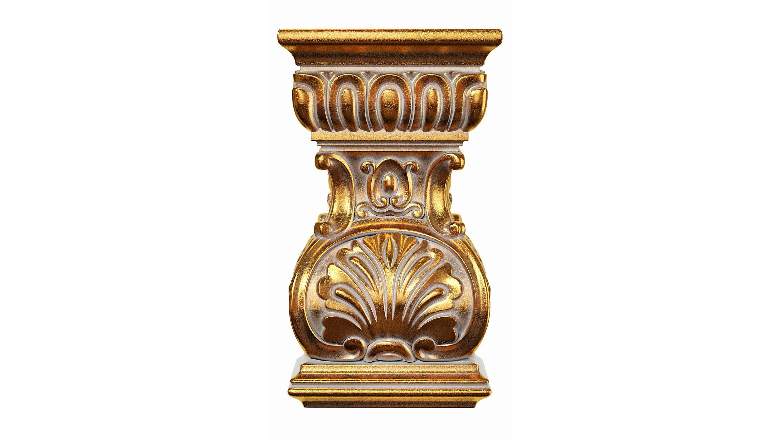 Classic capital 07 3D model_1