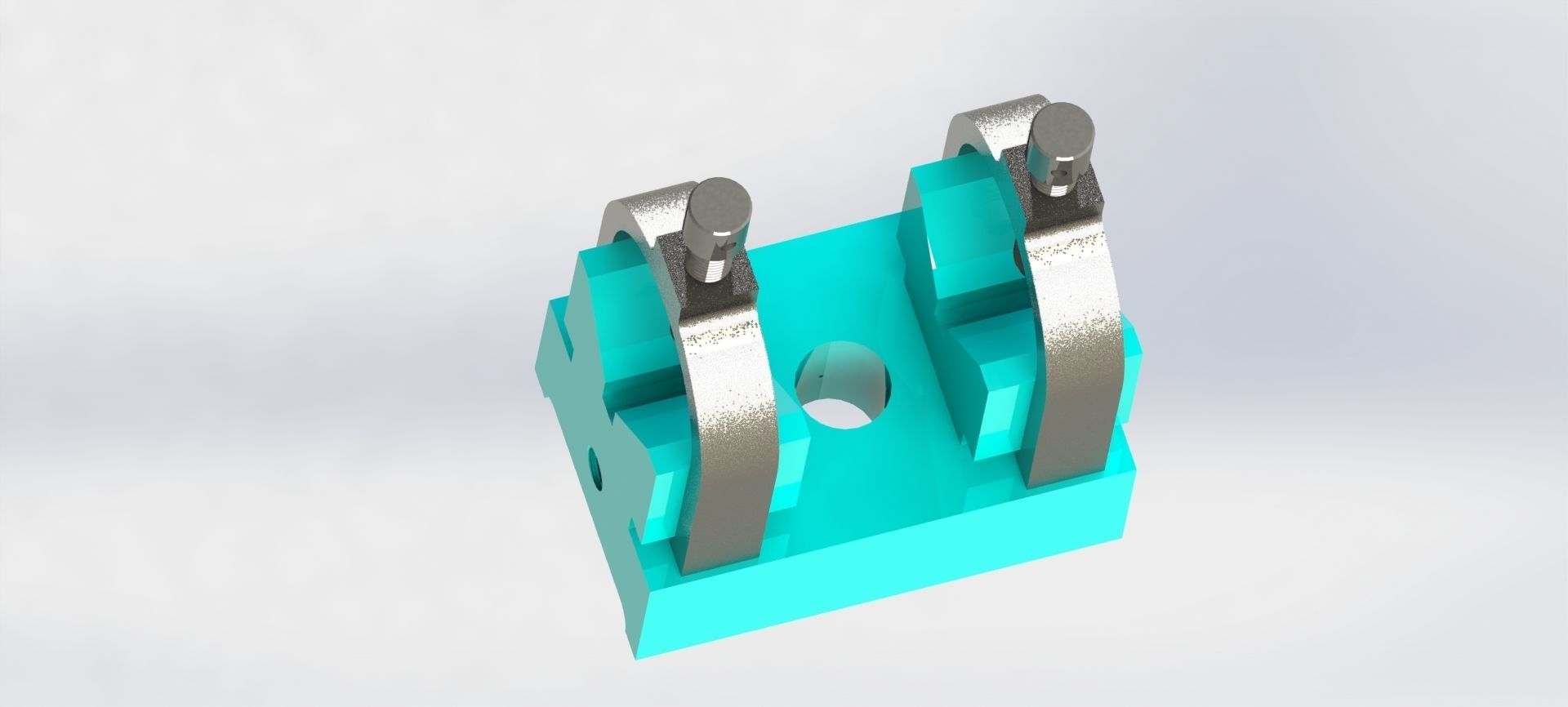 Double V-Block Clamp 3D model_3