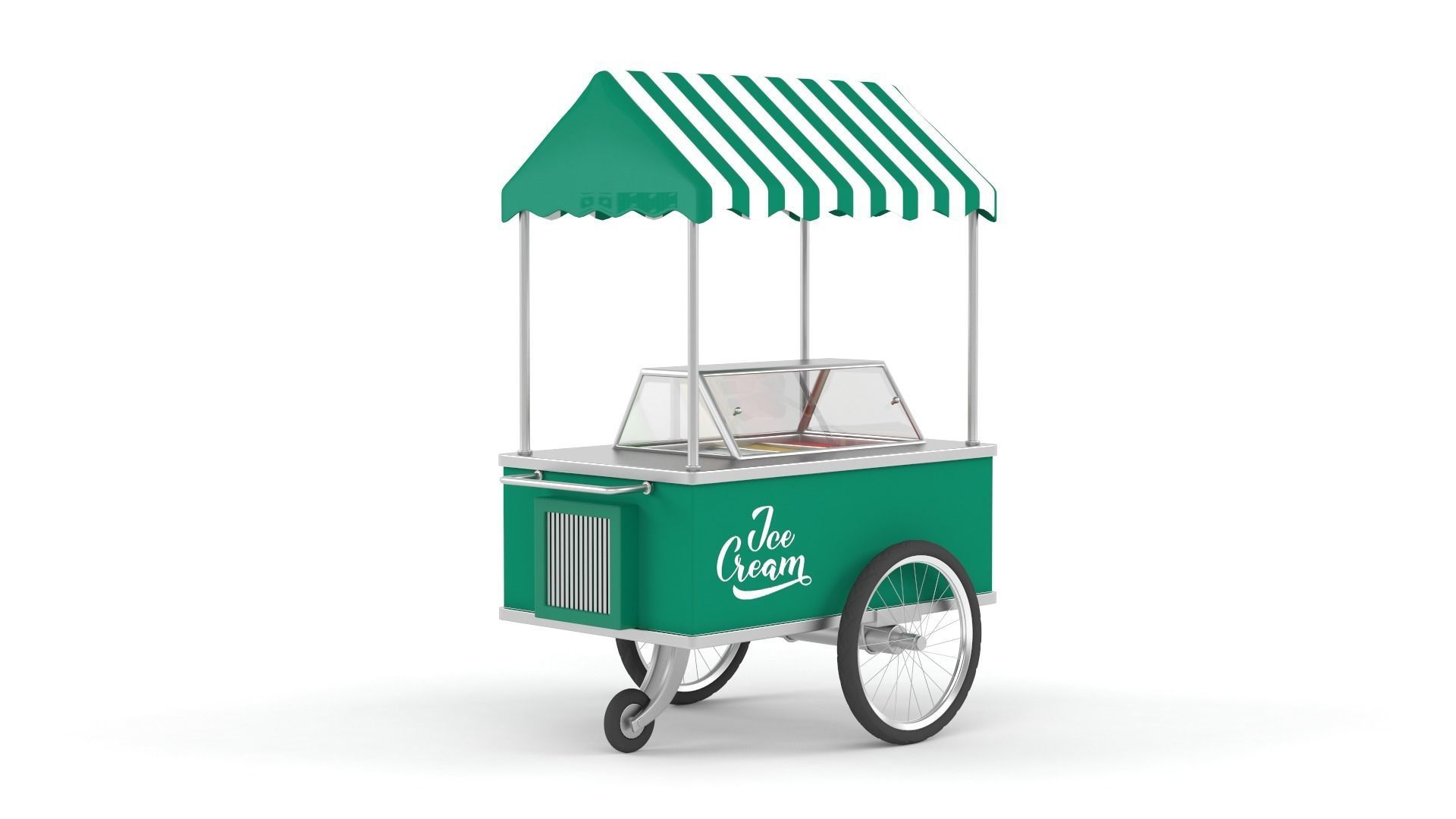 Ice Cream Cart 3D model_5