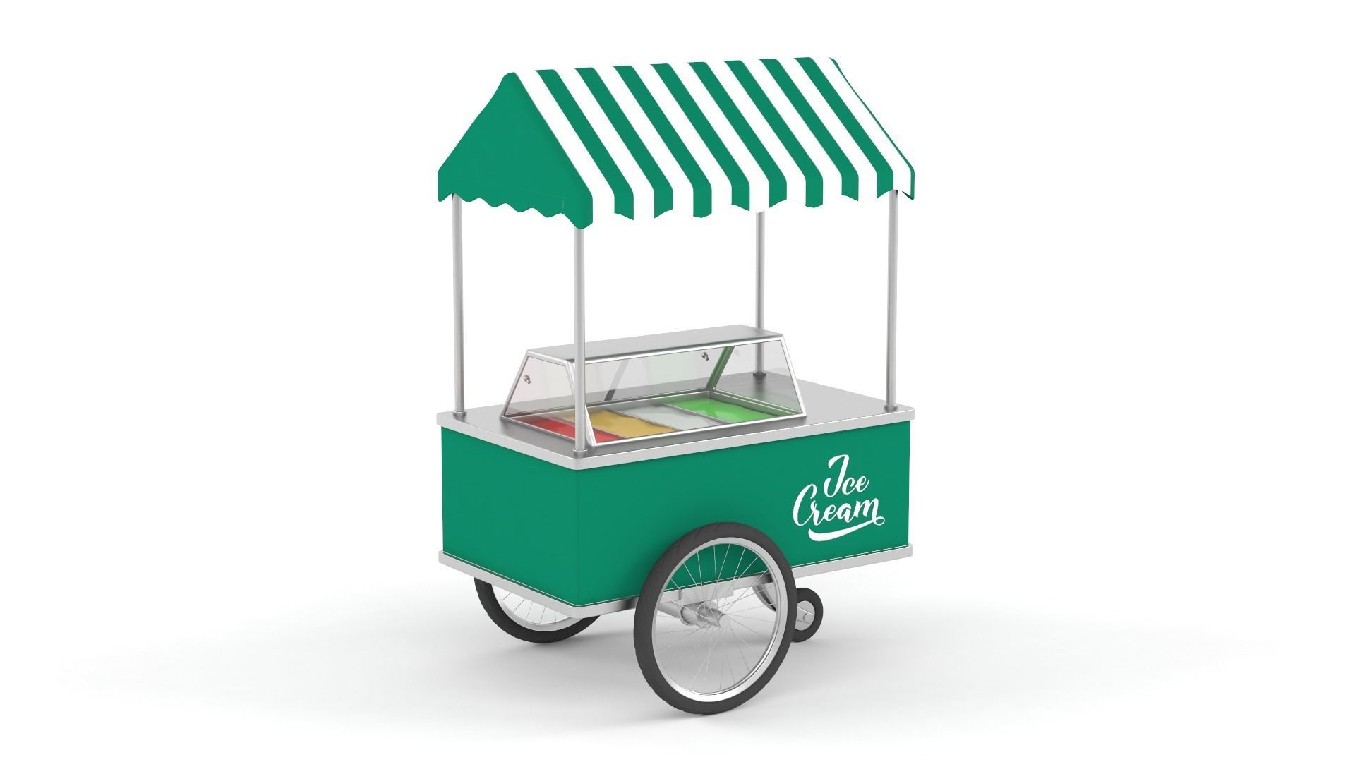 Ice Cream Cart 3D model_2