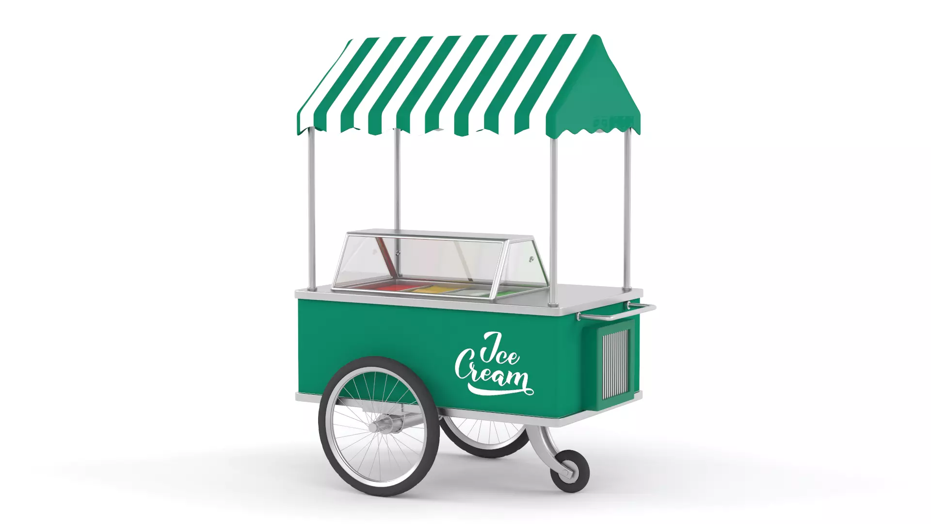 Ice Cream Cart 3D model_0
