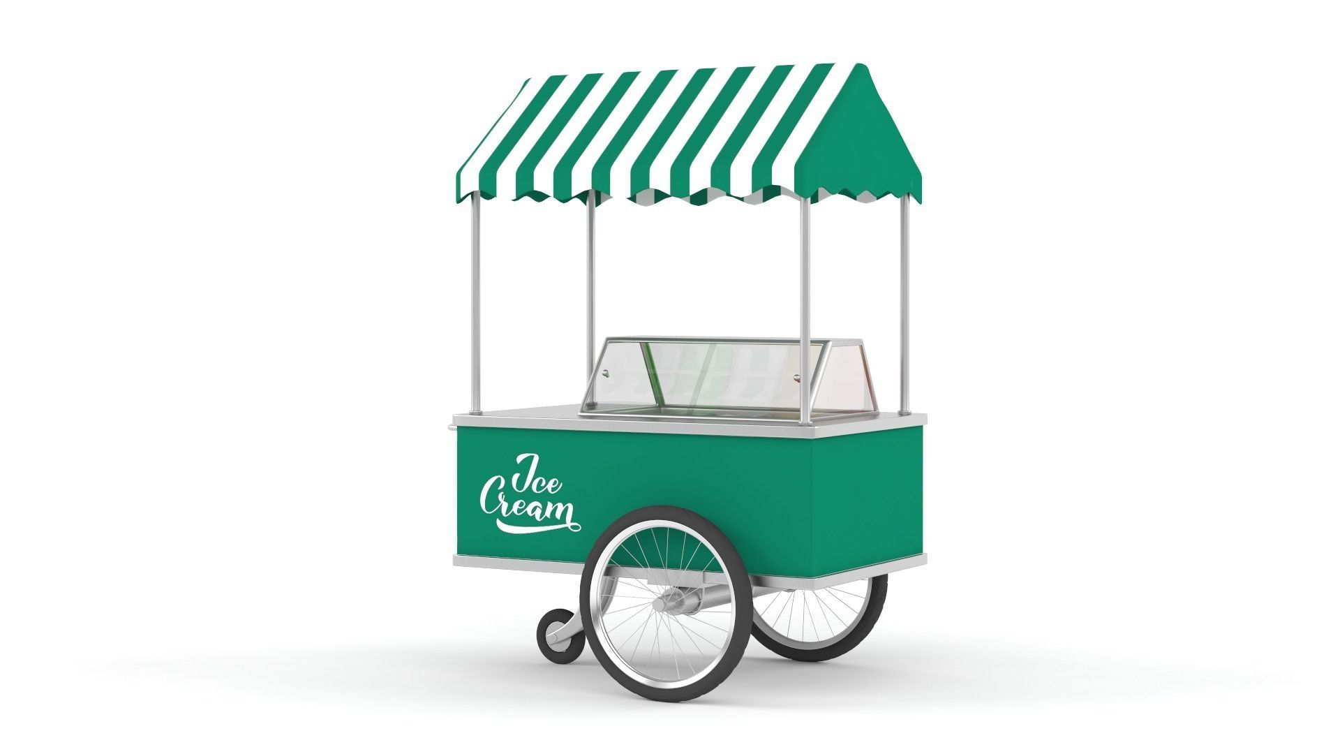 Ice Cream Cart 3D model_3