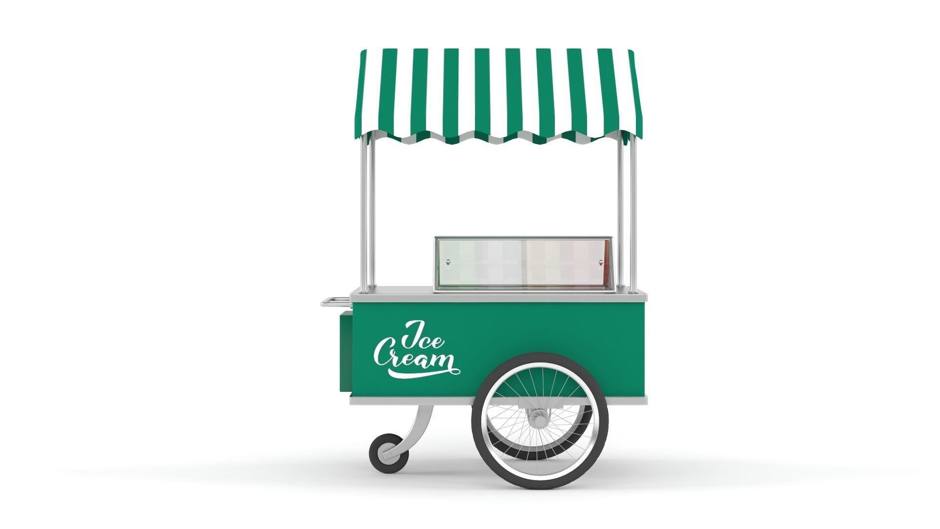 Ice Cream Cart 3D model_4