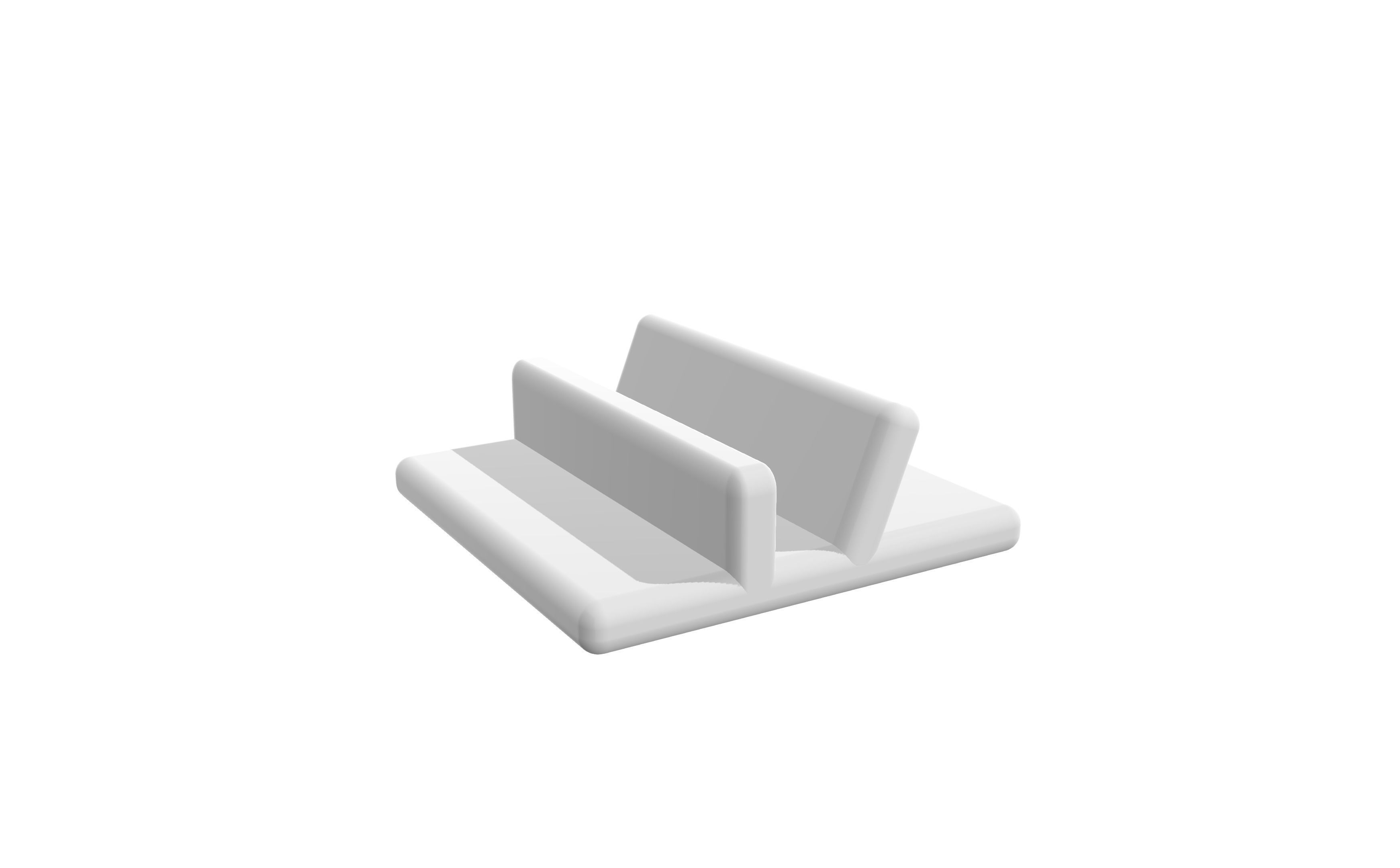 easy design phone stand 3d print model 3D print model_4
