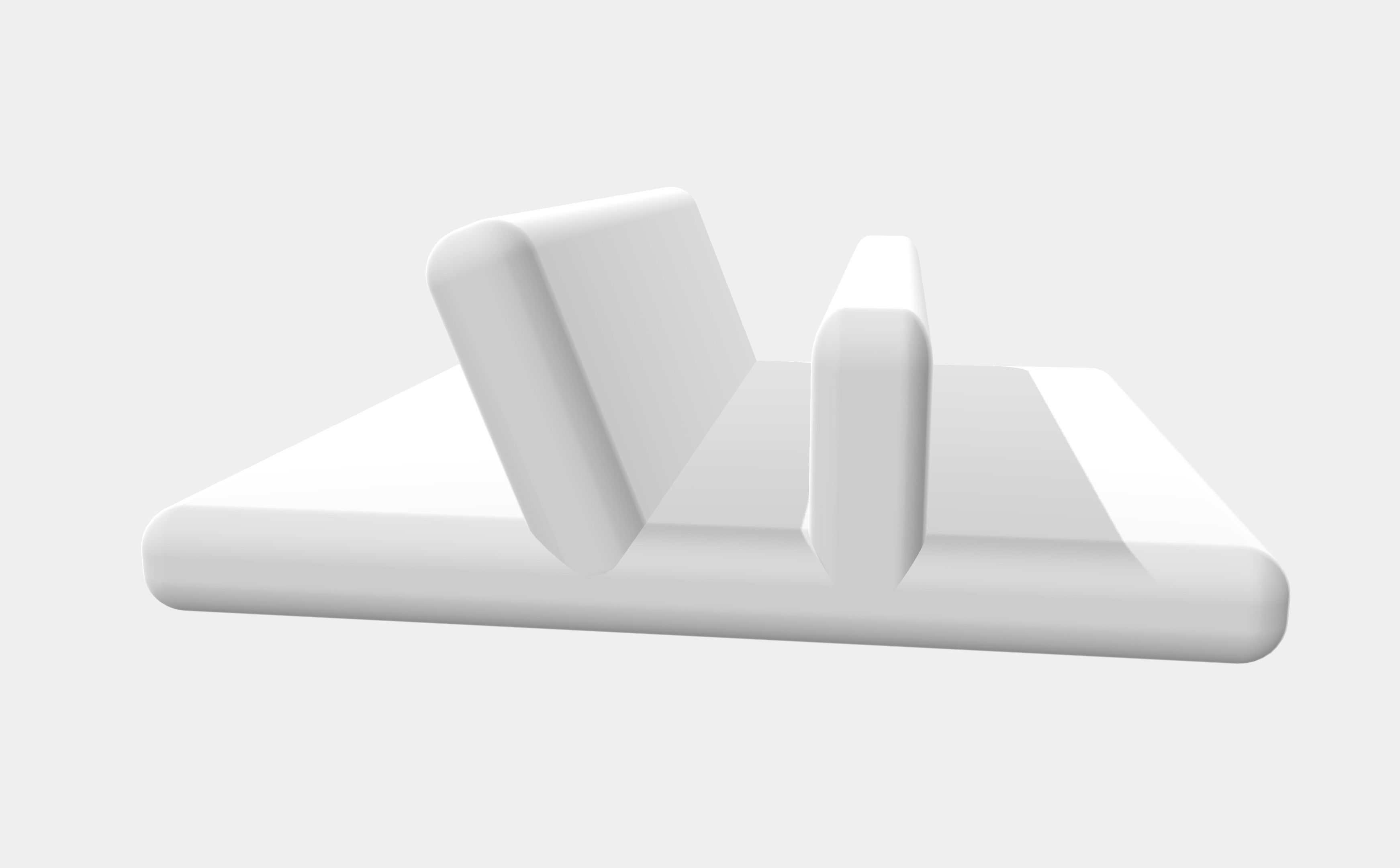 easy design phone stand 3d print model 3D print model_2