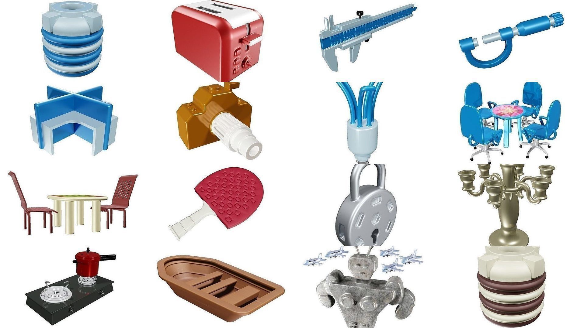 CLASSIC GAME READY LOW POLY PBR VALUE PACK 3D Model Collection_2