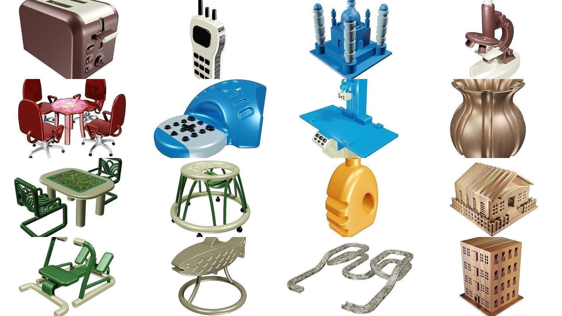 CLASSIC GAME READY LOW POLY PBR VALUE PACK 3D Model Collection_11