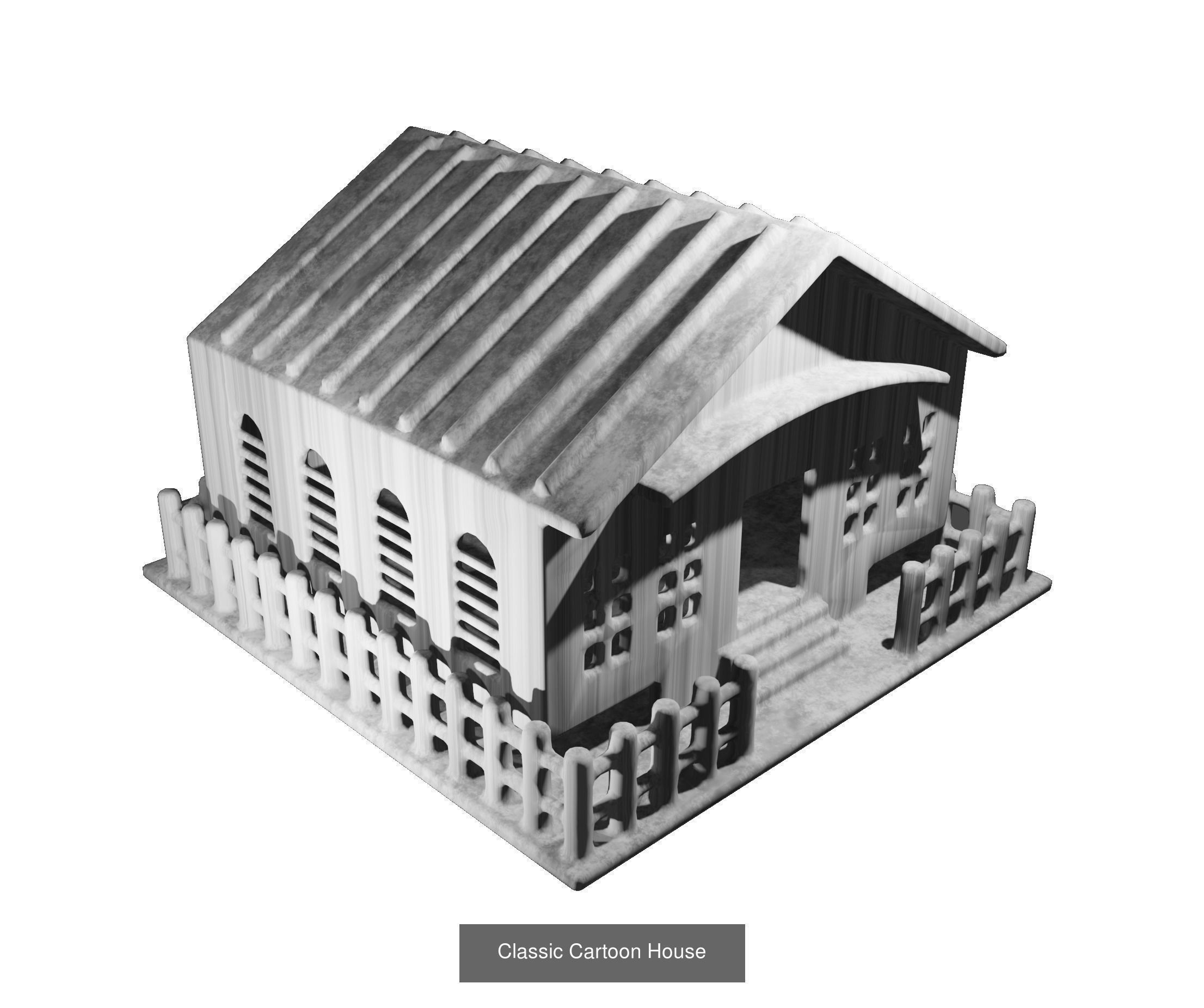 CLASSIC GAME READY LOW POLY PBR VALUE PACK 3D Model Collection_28