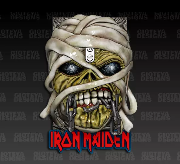 Iron Maiden Powerslave v2 3D model_0