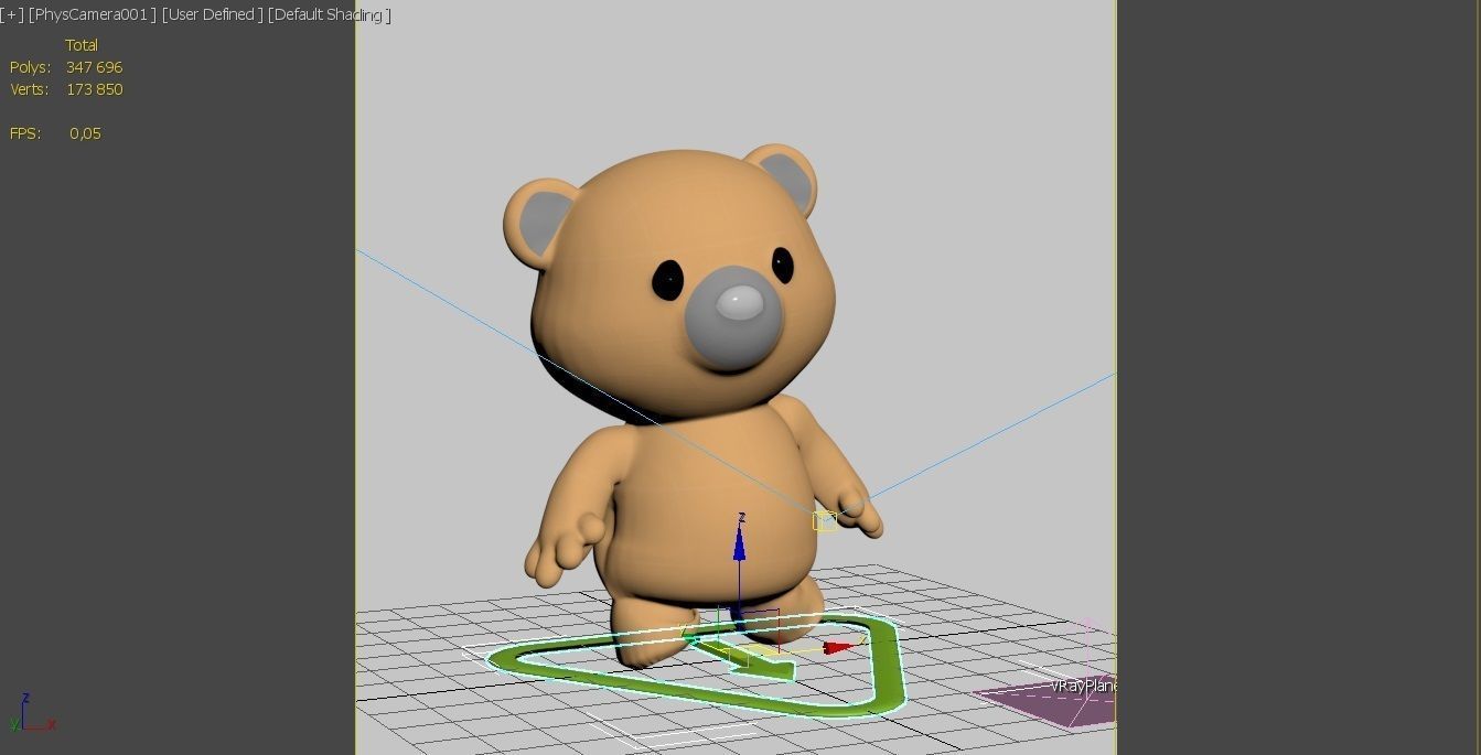 Teddy Bear - static and animated 3D model_9