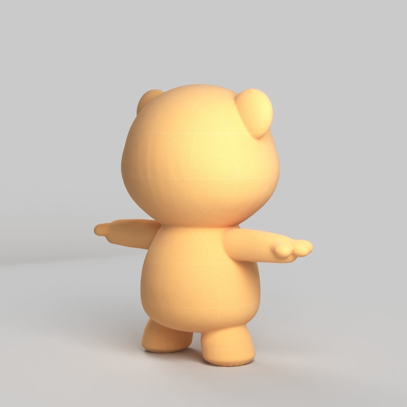 Teddy Bear - static and animated 3D model_5
