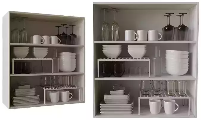Set Of Dishes 4 3D model