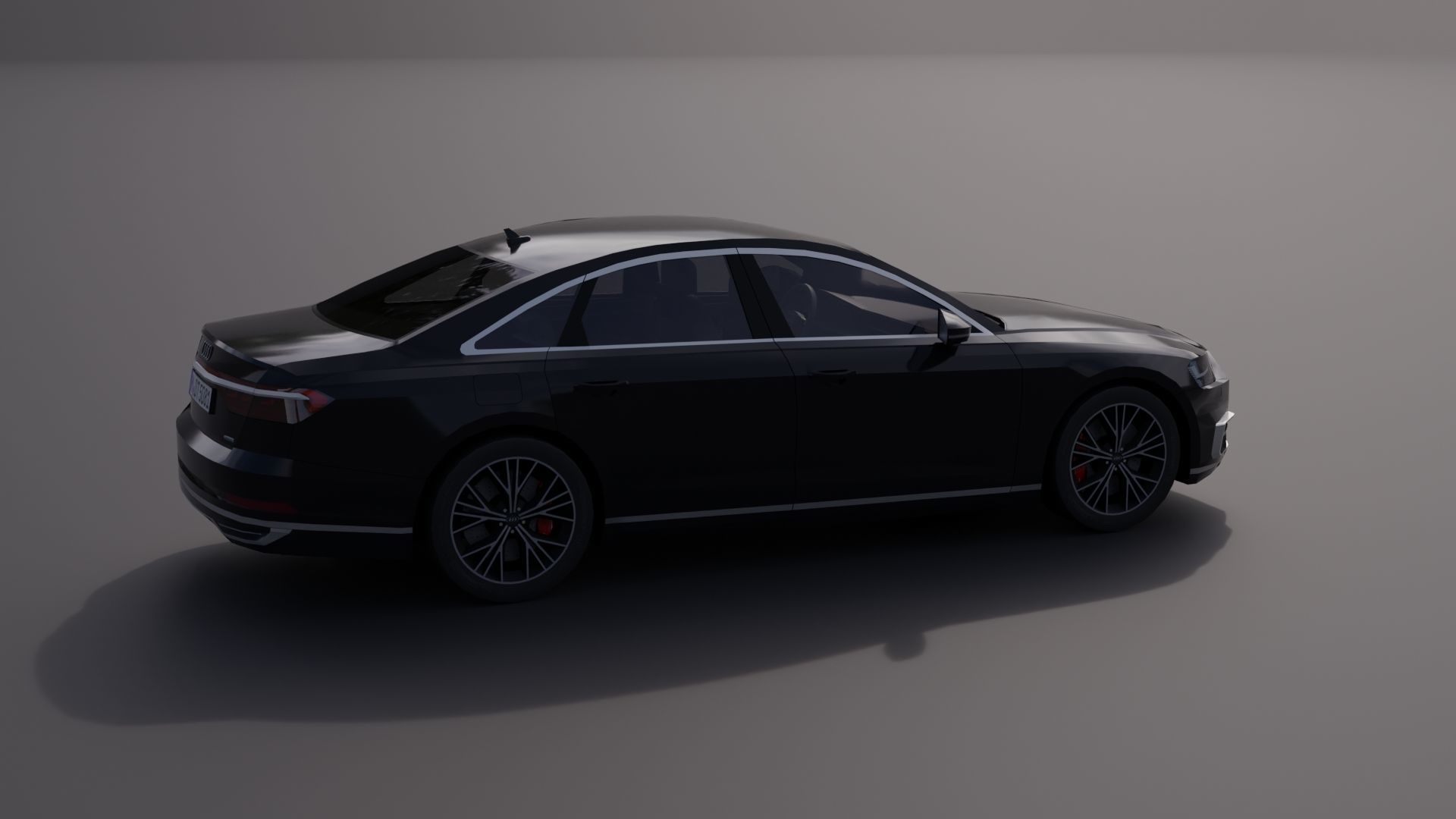 Audi A8 2018 Low-poly 3D model_13