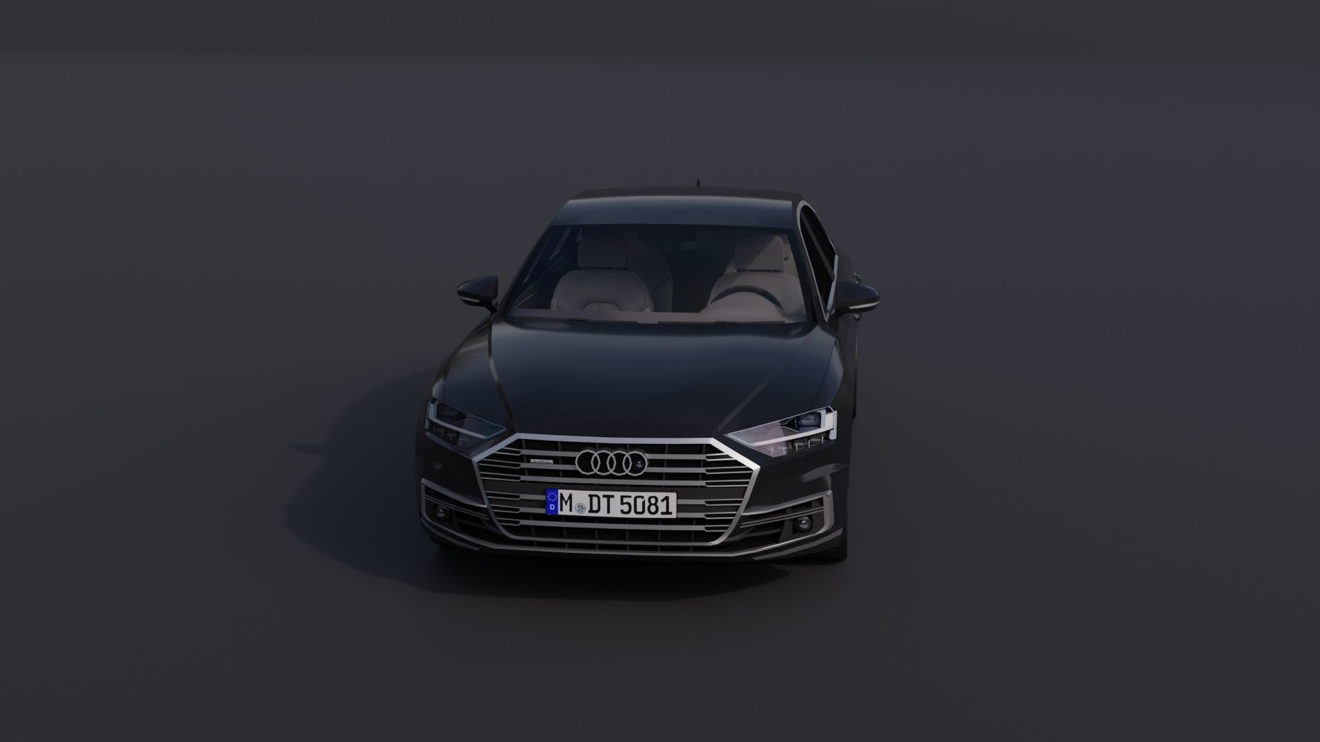 Audi A8 2018 Low-poly 3D model_23