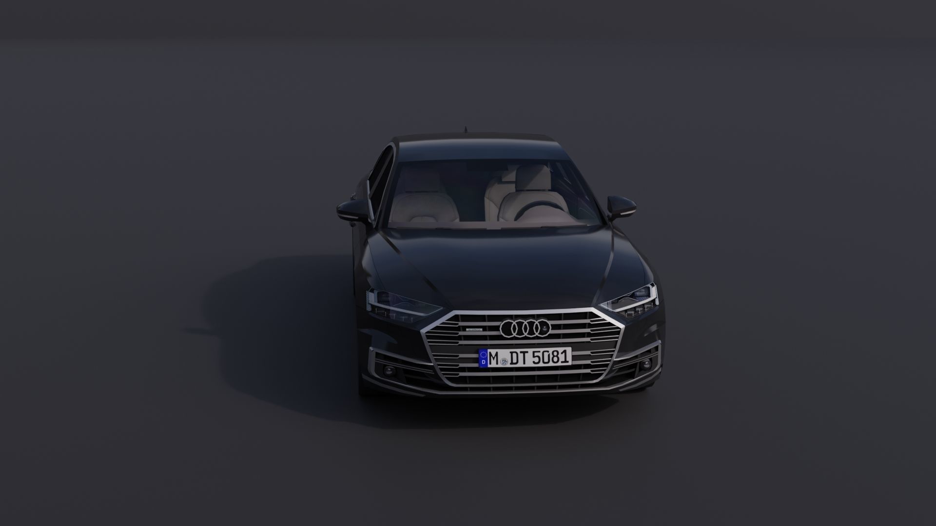 Audi A8 2018 Low-poly 3D model_22