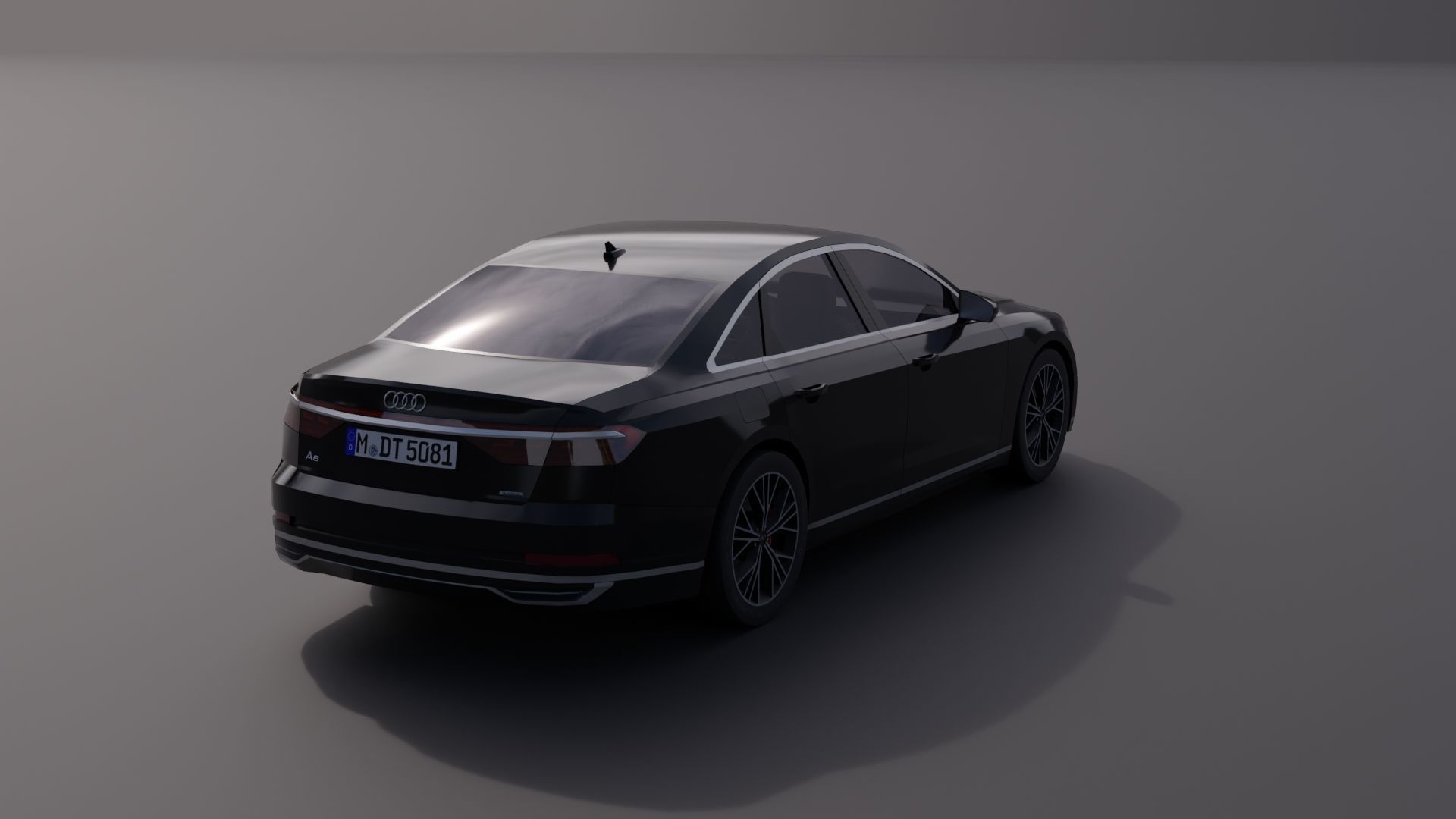 Audi A8 2018 Low-poly 3D model_10