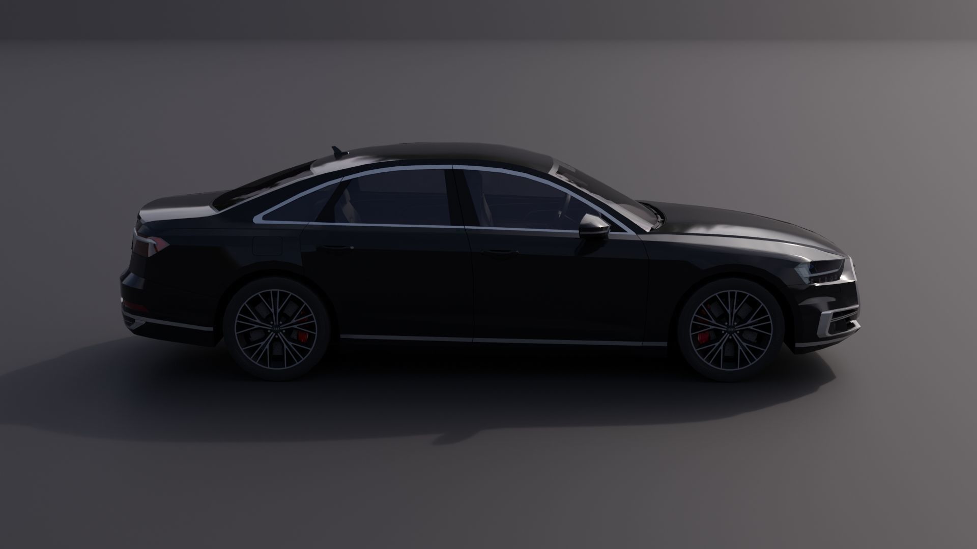 Audi A8 2018 Low-poly 3D model_15