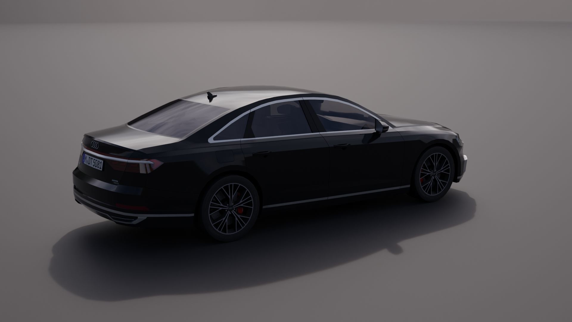 Audi A8 2018 Low-poly 3D model_12