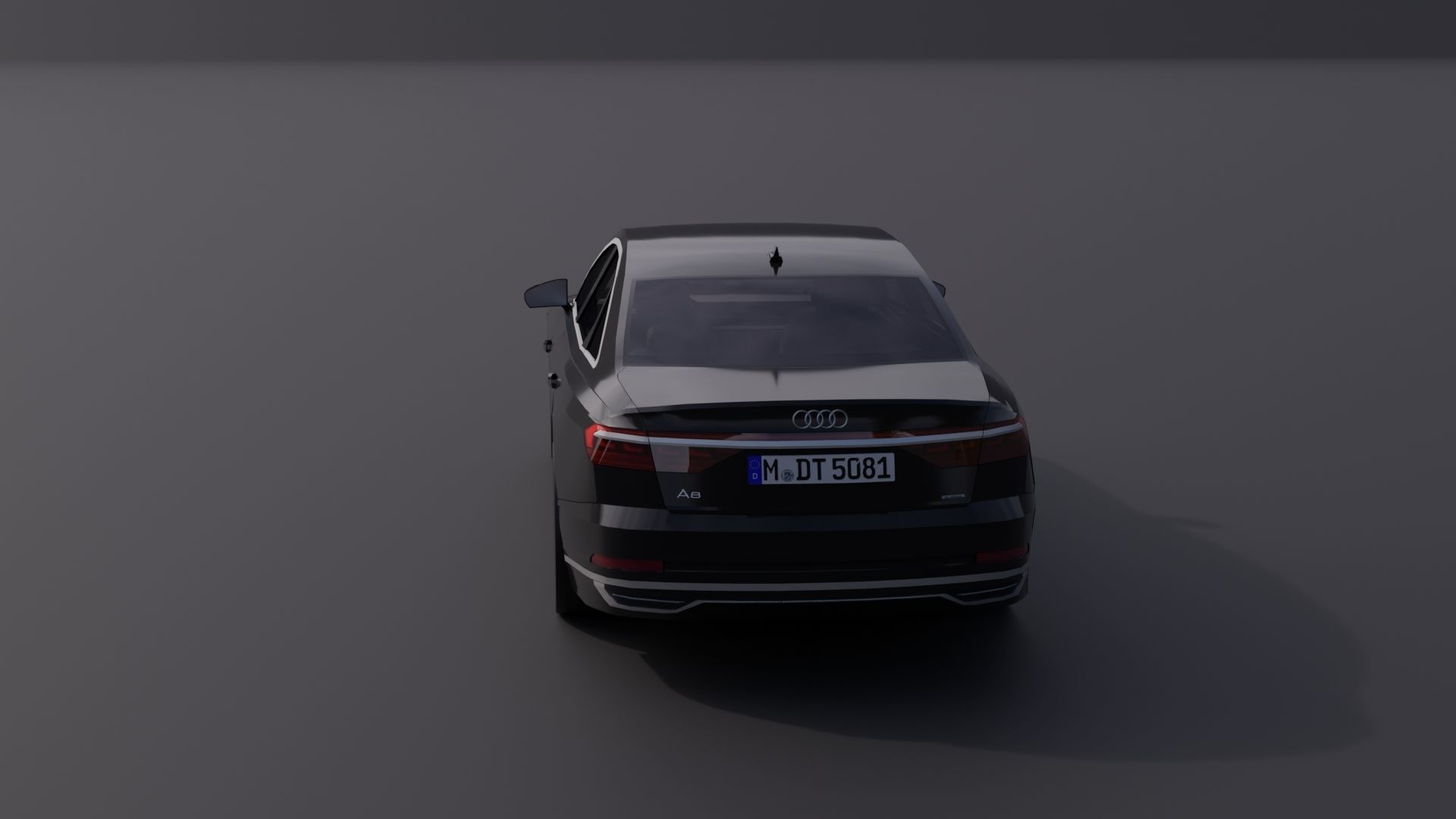 Audi A8 2018 Low-poly 3D model_7
