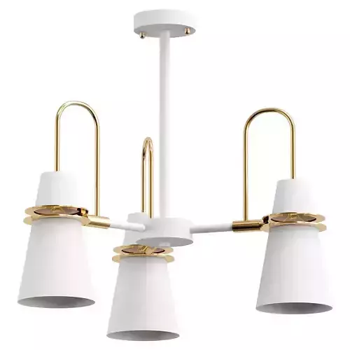 reinar-a three - light chandelier gold