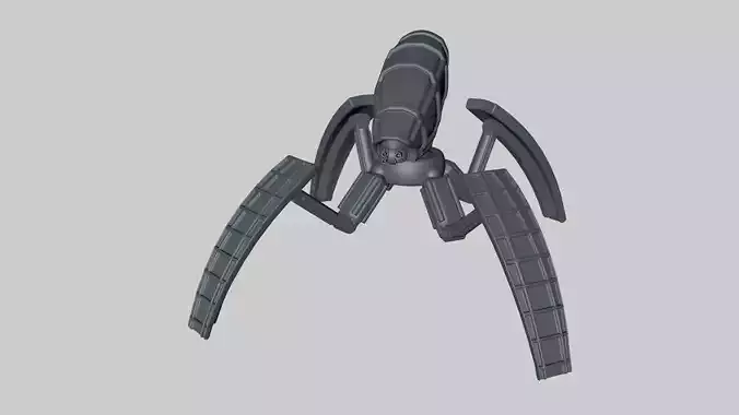 Robot scout Free 3D model