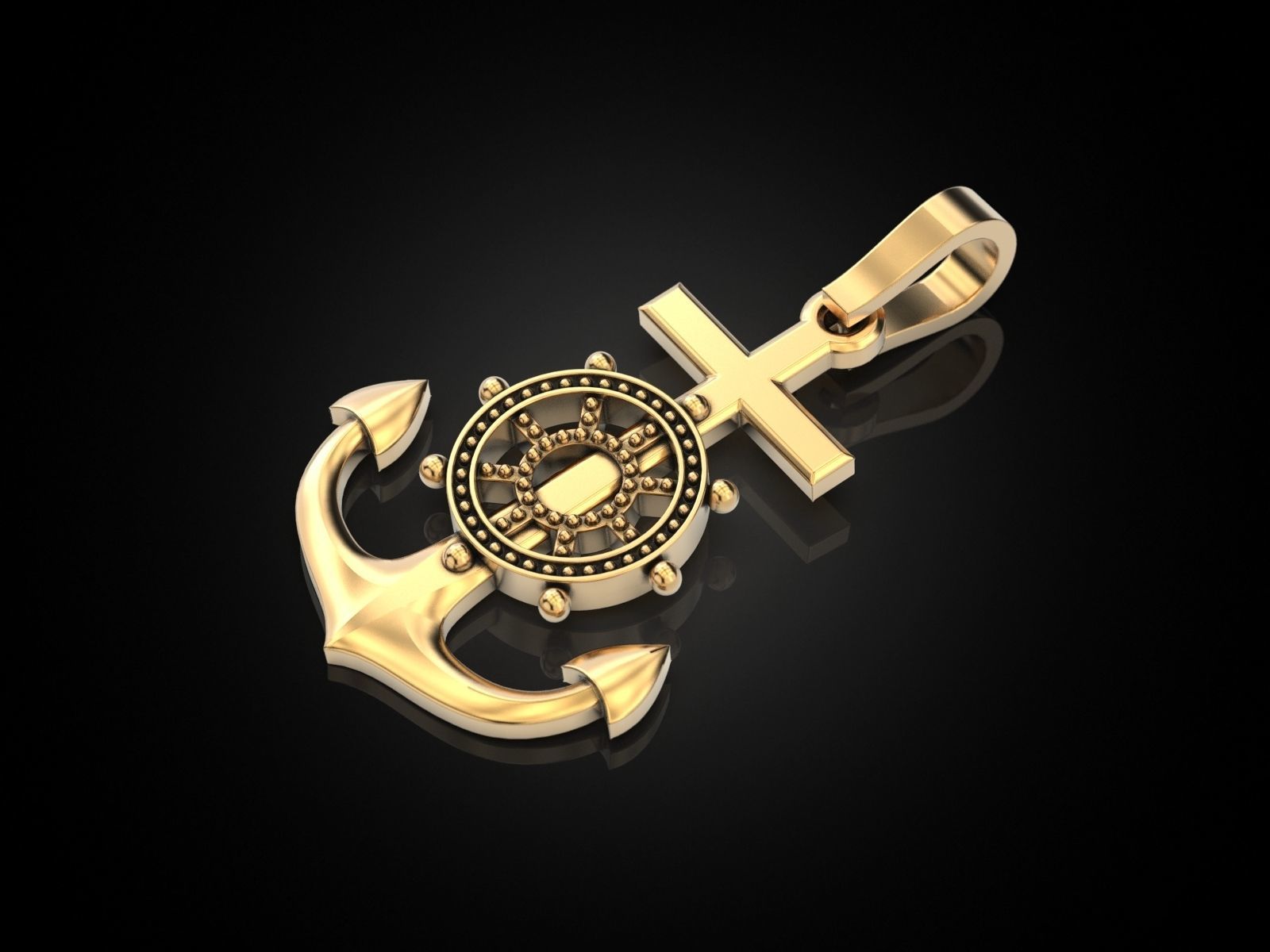 Pendant anchor 030522 3D print model_6