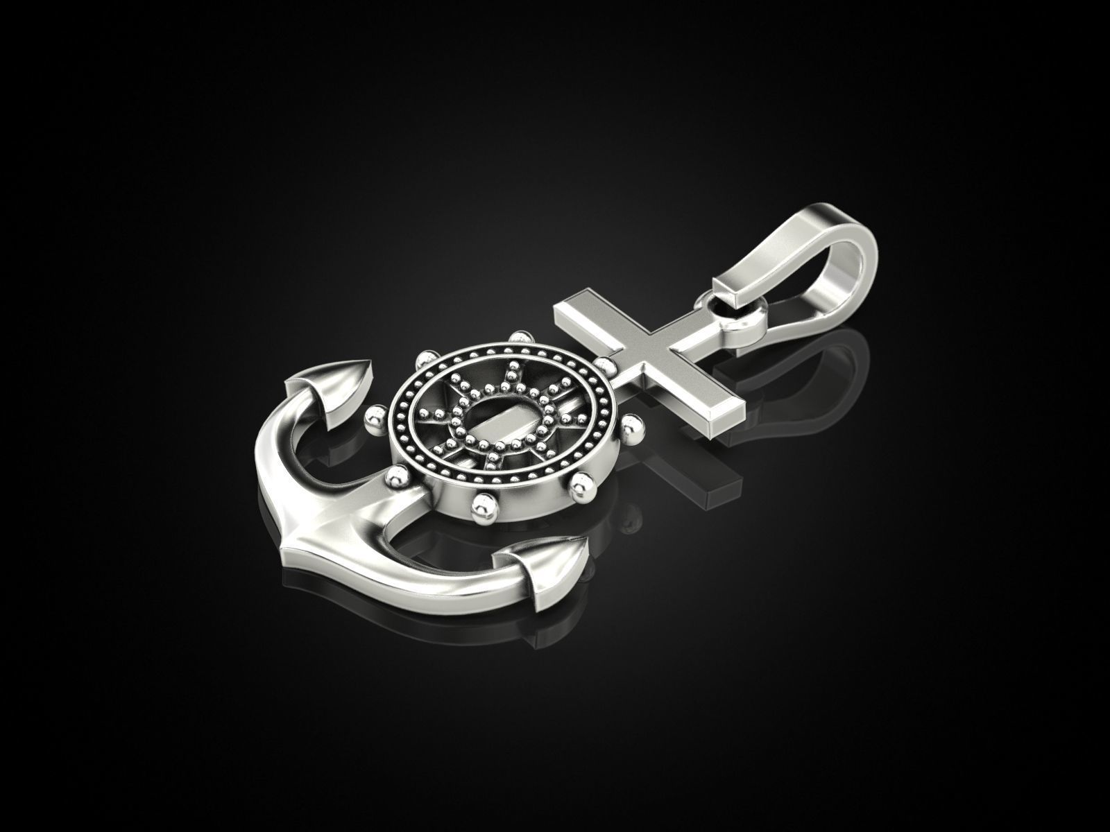 Pendant anchor 030522 3D print model_1