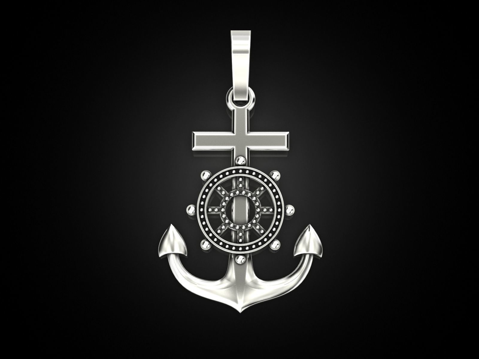 Pendant anchor 030522 3D print model_3