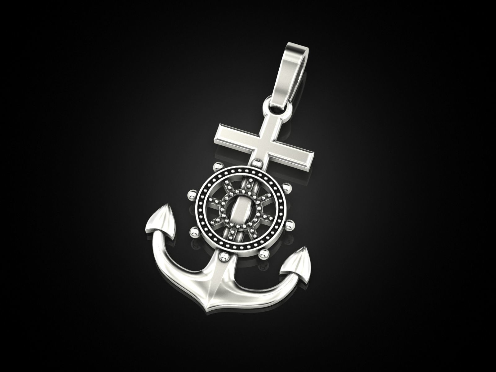 Pendant anchor 030522 3D print model_2
