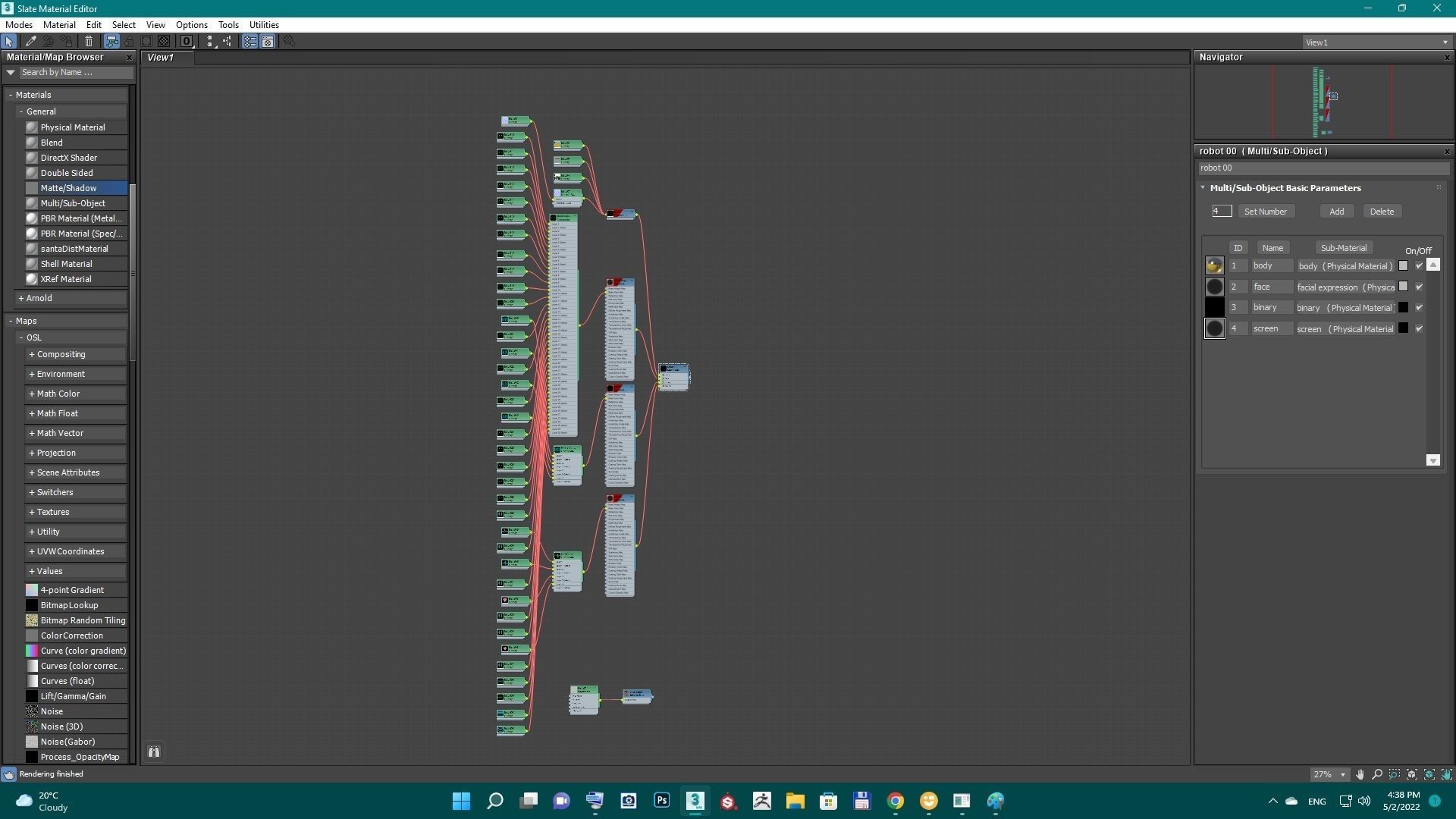 Cute Robot Low-poly 3D model_39