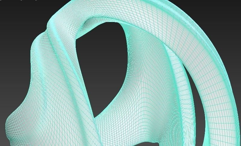 Abstract Landmark Sculpture 1 3D model_13