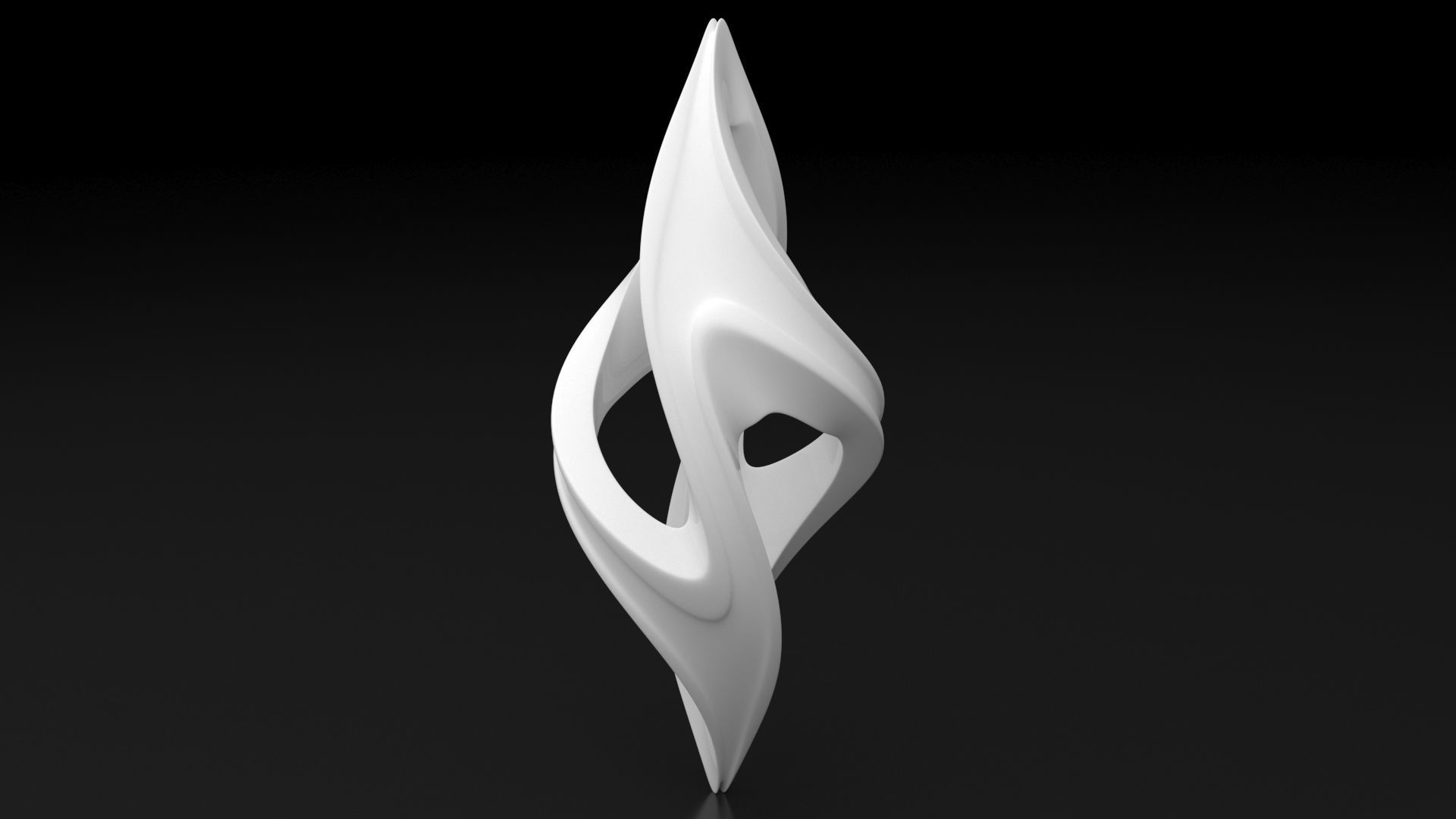 Abstract Landmark Sculpture 1 3D model_2