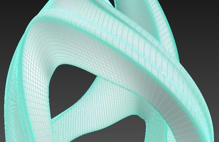 Abstract Landmark Sculpture 1 3D model_12