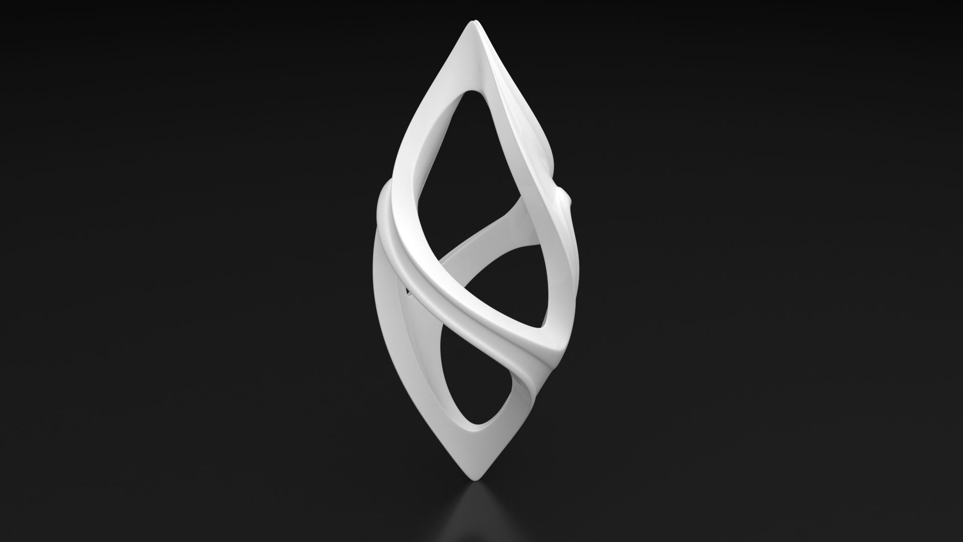 Abstract Landmark Sculpture 1 3D model_5