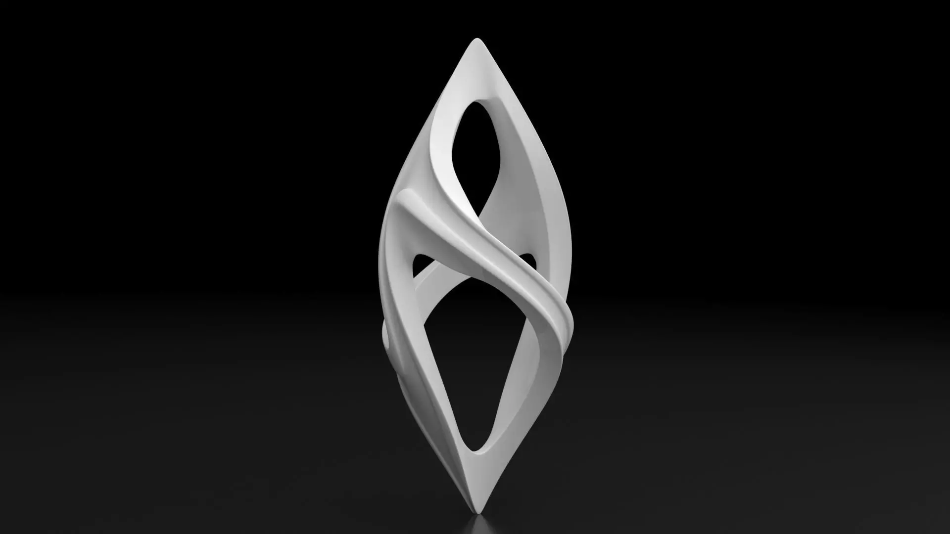 Abstract Landmark Sculpture 1 3D model_0