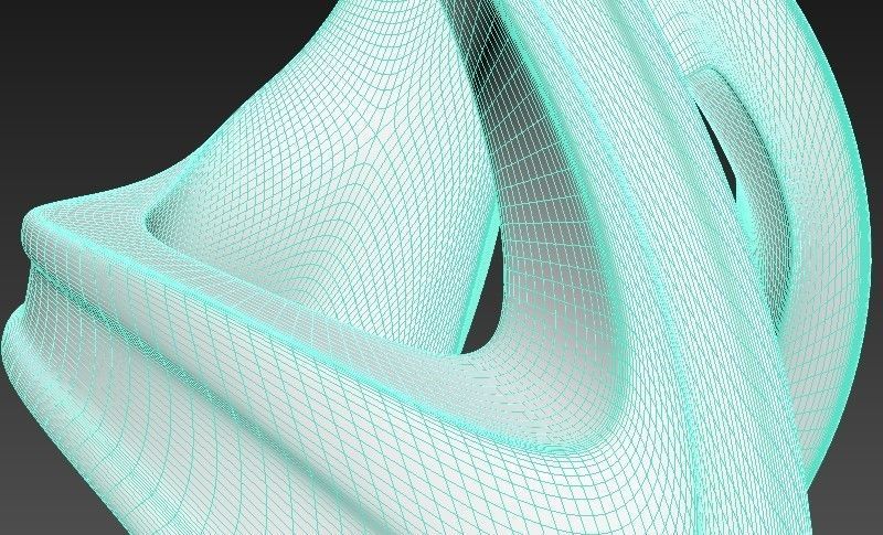 Abstract Landmark Sculpture 1 3D model_11