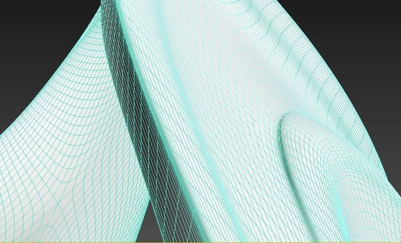 Abstract Landmark Sculpture 1 3D model_14