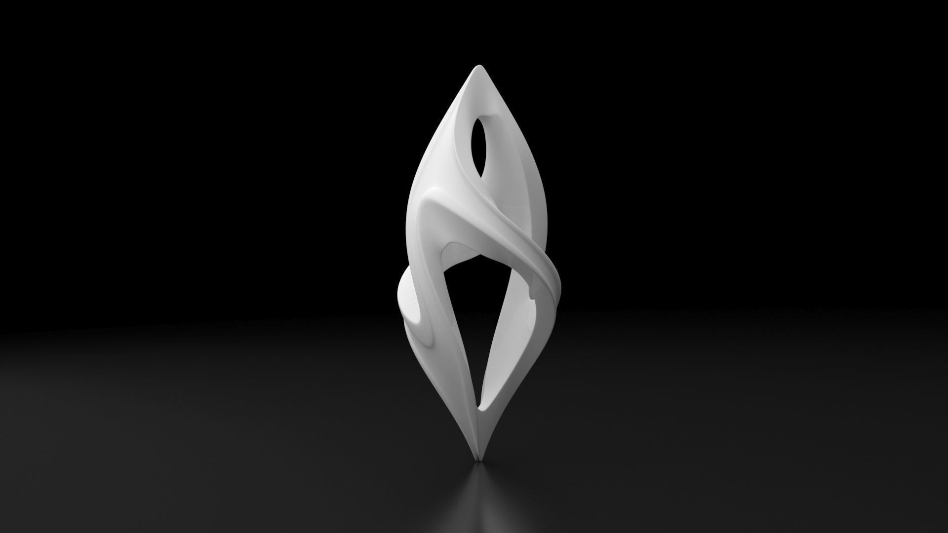 Abstract Landmark Sculpture 1 3D model_3