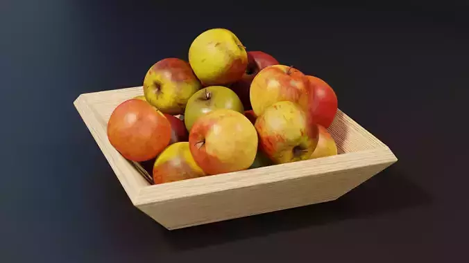 Fruit bowl apples