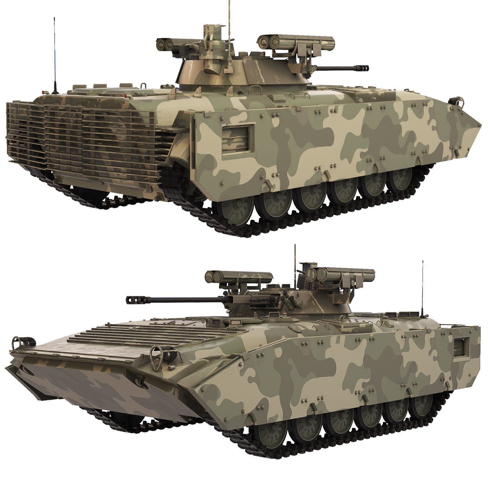 BMP 2M 2005 3D model_2