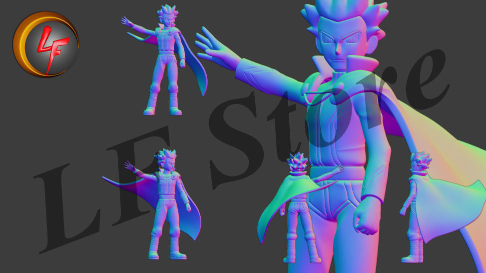 Pokemon Lance 3D model_5