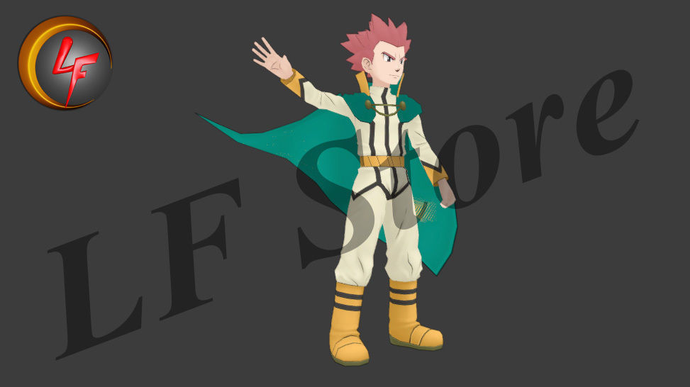 Pokemon Lance 3D model_2