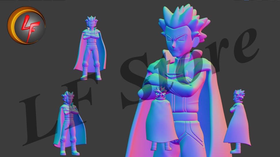 Pokemon Lance 3D model_4